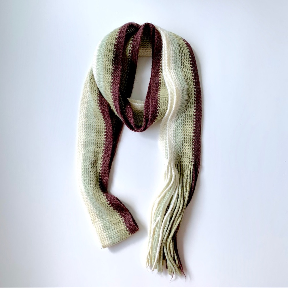 Long Thin Knit Scarf